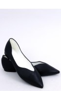 Baleriny z wycięciem AYANNA BLACK - Inello