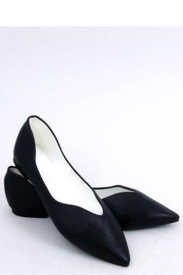 Baleriny z wycięciem AYANNA BLACK - Inello