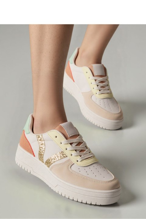 Damskie Sneakersy LORENEX BEIGE - Inello Damskie Sneakersy LORENEX BEIGE - Inello