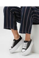Damskie Sneakersy PLATFORMIA ? Black White - Inello