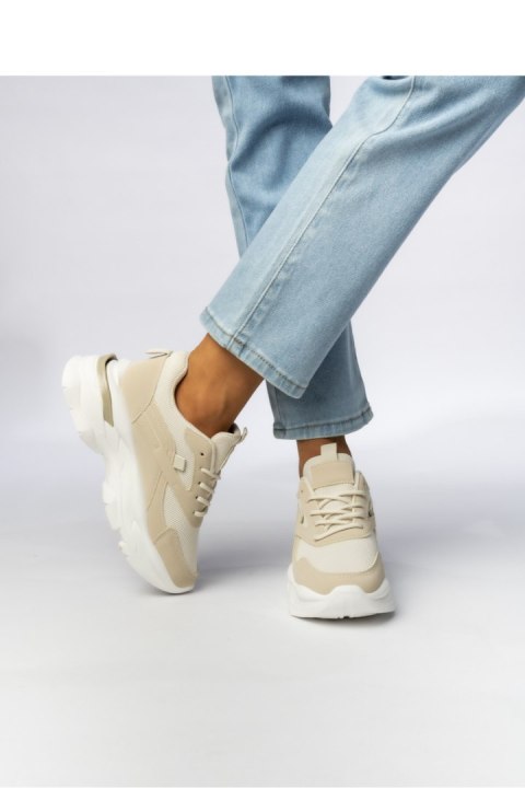 Damskie Sneakersy ZIRANA BEIGE - Inello Damskie Sneakersy ZIRANA BEIGE - Inello