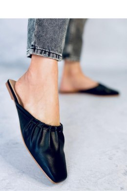 Sandał Klapki damskie eleganckie PRESLEY BLACK - Inello Hurtownia odzieży on-line, moda damska, bielizna i obuwie dla kobiet - M