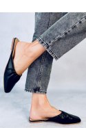 Sandał Klapki damskie eleganckie PRESLEY BLACK - Inello Hurtownia odzieży on-line, moda damska, bielizna i obuwie dla kobiet - M