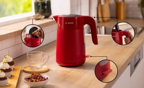 Czajnik 1,7l MyMoment TWK2M164 czerwony Bosch Czajnik 1,7l MyMoment TWK2M164 czerwony Bosch
