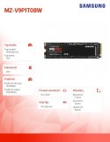 Dysk SSD 990PRO 2TB Gen4.0x4 NVMeMZ-V9P2T0BW Samsung