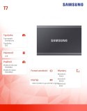 Dysk SSD Portable T7 4TB USB3.2 Gen.2 szary Samsung