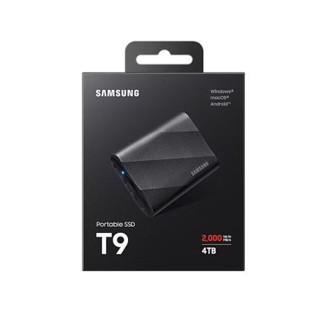 Dysk zewnętrzny SSD T9 4TB USB3.2 GEN.2 czarny Samsung Dysk zewnętrzny SSD T9 4TB USB3.2 GEN.2 czarny Samsung