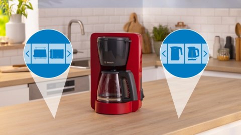 Ekspres przelewowy MyMoment TKA2M114 czerwony Bosch