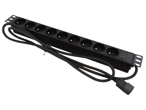 Listwa zasilająca 19" 9xCEE 7/5 wtyk C20 ALANTEC
