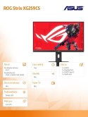 Monitor 25 cali XG259CS IPS HDMI USBC 180Hz FHD Asus