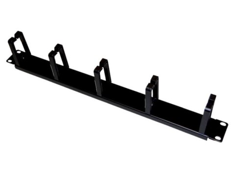 Organizator kabli 1U 19" 5 uchwytów Czarny ALANTEC Organizator kabli 1U 19" 5 uchwytów Czarny ALANTEC