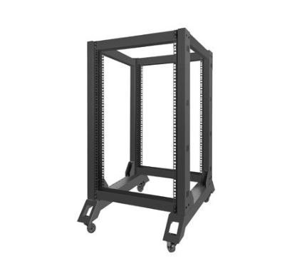 Stojak Open Rack 18U 600x800mm czarny Lanberg