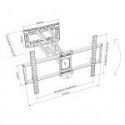 Uchwyt do TV LCD/LED 50-120" 150kg AR-91XXL reg.pion/poziom 90-935mm max VESA 900x600 ART