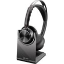 Zestaw słuchawkowy z podstawką ładującą Focus 2 USB-C/A 9T9J5AA POLY