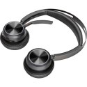 Zestaw słuchawkowy z podstawką ładującą Focus 2 USB-C/A 9T9J5AA POLY