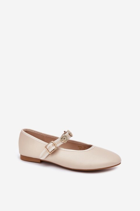 Baleriny Model Firicene 1860 Beige - Step in style Baleriny Model Firicene 1860 Beige - Step in style