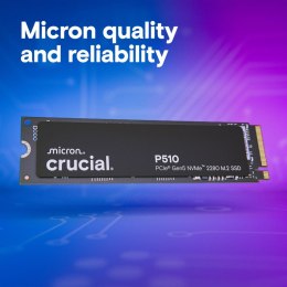 Dysk SSD P510 2TB M.2 NVMe Gen5 2280 10000/8700 MB/s Crucial