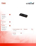 Dysk SSD T500 1TB M.2 NVMe 2280 PCIe 4.0 7300/6800 Crucial