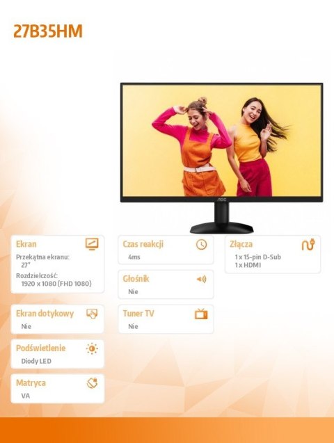 Monitor 27B35HM 27 cali 100Hz VA HDMI