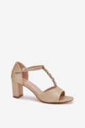 Sandały Model Triavera 24SD98-7148 Gold - Step in style
