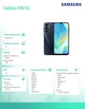 Smartfon Galaxy A16 5G 4/128 GB czarny Samsung