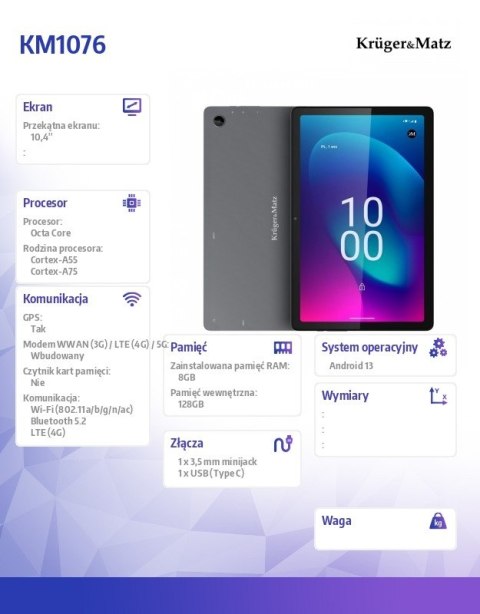 Tablet Eagle KM1076 Kruger & Matz