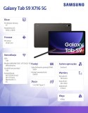 Tablet Galaxy Tab S9 X716 5G 11 cali 12/256 GB Gray Samsung