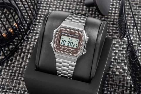Zegarek Męski CASIO VINTAGE A168WA-5AYDF + BOX Zegarek Męski CASIO VINTAGE A168WA-5AYDF + BOX