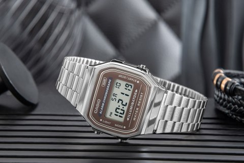 Zegarek Męski CASIO VINTAGE A168WA-5AYDF + BOX Zegarek Męski CASIO VINTAGE A168WA-5AYDF + BOX