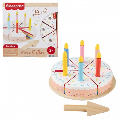 Drewniany tort Fisher Price
