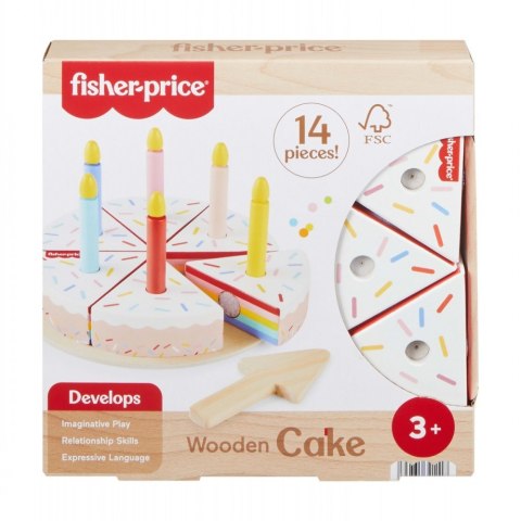 Drewniany tort Fisher Price