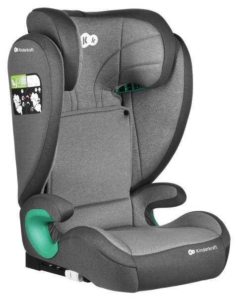 Kinderkraft Fotel Jr Fix2 i-Size 1-1,5m Rocket Grey Kinderkraft Fotel Jr Fix2 i-Size 1-1,5m Rocket Grey