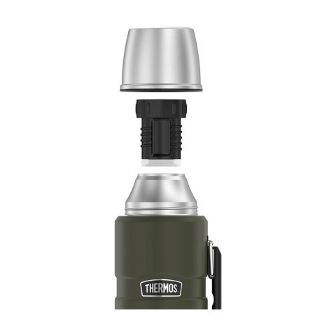 Termos z uchwytem na napoje 470 ml THERMOS - zieleń wojskowa Termos z uchwytem na napoje 470 ml THERMOS - zieleń wojskowa