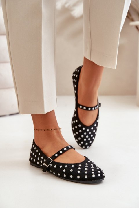 Baleriny Model Tirilissa S336-5 Black - Step in style Baleriny Model Tirilissa S336-5 Black - Step in style