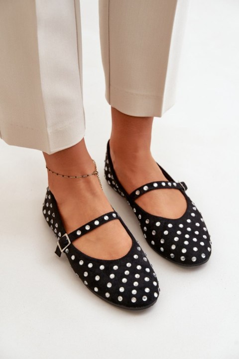 Baleriny Model Tirilissa S336-5 Black - Step in style Baleriny Model Tirilissa S336-5 Black - Step in style