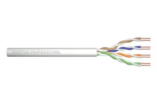 Kabel U/UTP kat5e, CU, drut AWG24/1 100m Digitus
