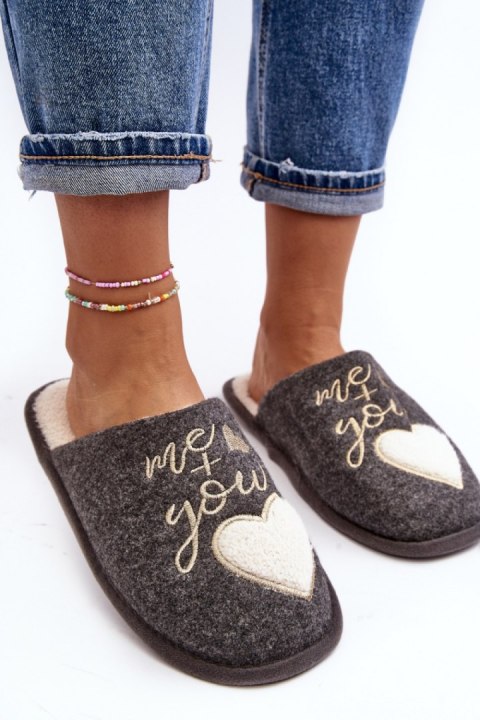 Kapcie Model Mabira MD8643 Grey - Step in style Kapcie Model Mabira MD8643 Grey - Step in style