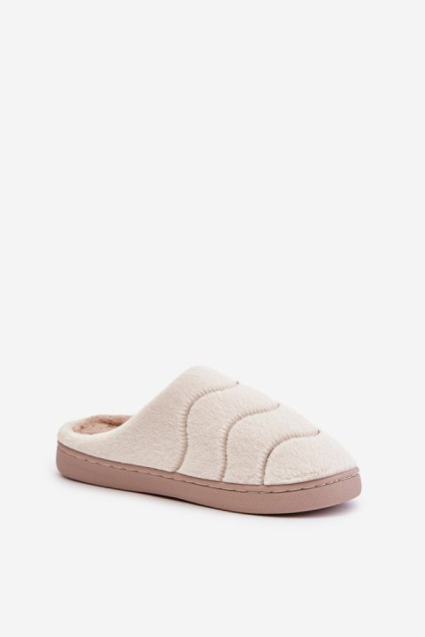 Kapcie Model Vamirae 24PA98-6622 Beige - Step in style Kapcie Model Vamirae 24PA98-6622 Beige - Step in style