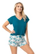 Piżama Damska Model Irmina Short Morski - Donna