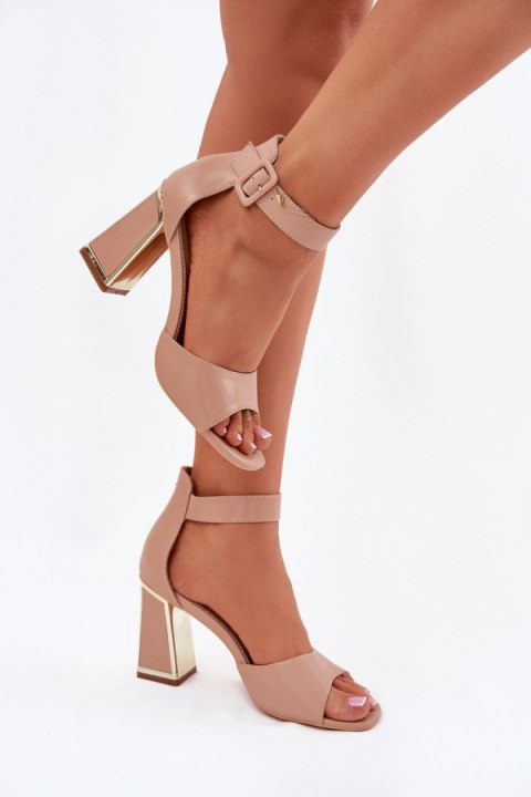 Sandały Model Rosazara 24SD35-6815 Nude - Step in style Sandały Model Rosazara 24SD35-6815 Nude - Step in style