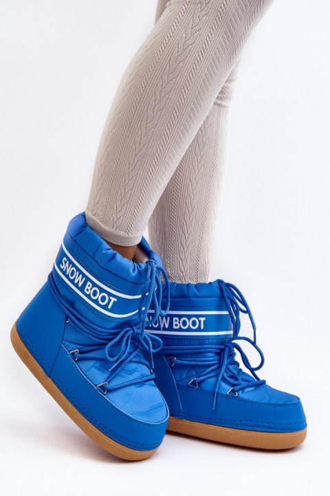 Śniegowce Model Soia NB619 Blue - Step in style Śniegowce Model Soia NB619 Blue - Step in style
