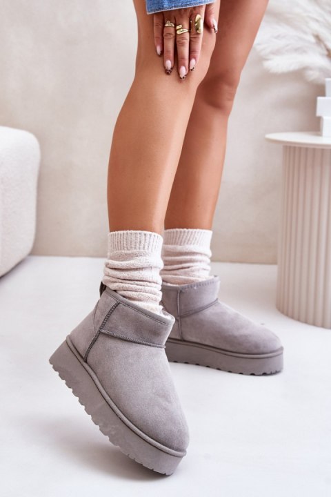 Śniegowce Model Xamella 20216-4I Grey - Step in style Śniegowce Model Xamella 20216-4I Grey - Step in style