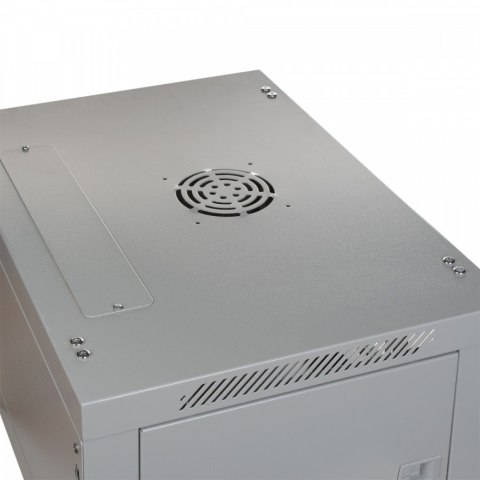 Szafa wisząca jednosekcyjna 19" 6U 368/600/450mm, drzwi szklane, szara (RAL 7035) Digitus
