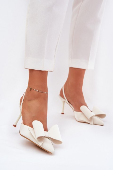 Szpilki Model Eklevia UC-158 White - Step in style Szpilki Model Eklevia UC-158 White - Step in style