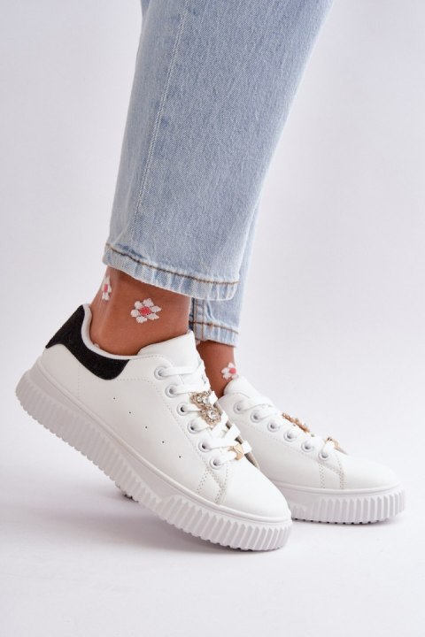 Trampki Model Cillione 2793 White/Black - Step in style Trampki Model Cillione 2793 White/Black - Step in style