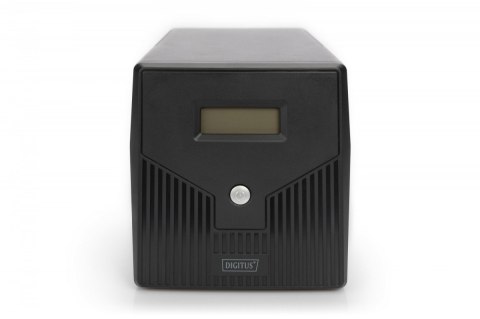 Zasilacz awaryjny UPS Line-Ineractive LCD, 1000VA/600W, 2x12V/7Ah, AVR, 4xSCHUKO, USB, RS232, RJ45 Digitus