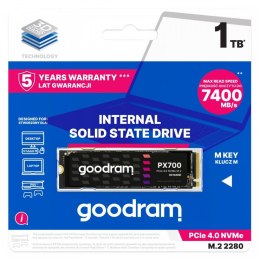 Dysk SSD PX700 1TB M.2 PCIe 2280 4x4 7400/6500MB/s GOODRAM
