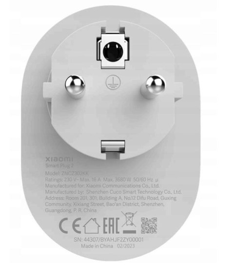 Inteligentne gniazdko Smart Plug 2 XIAOMI Inteligentne gniazdko Smart Plug 2 XIAOMI