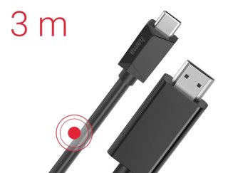 Kabel USB-C HDMI 4k 3m Hama