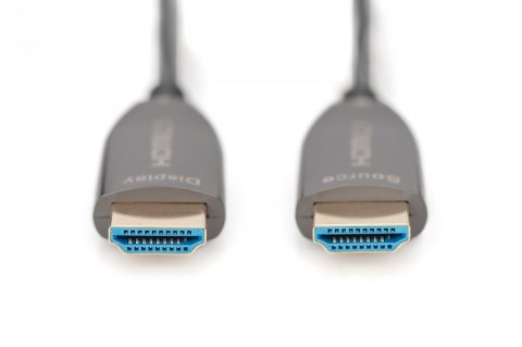 Kabel połączeniowy hybrydowy AOC HDMI 2.1 Ultra High Speed 8K/60Hz UHD HDMI A/HDMI A M/M 30m Czarny Digitus